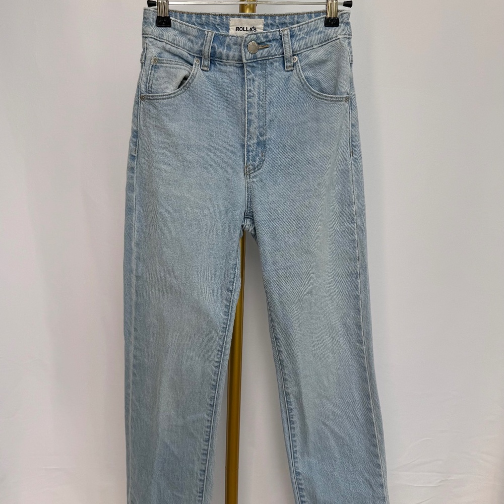 Rolla’s High-Waisted Straight Jeans